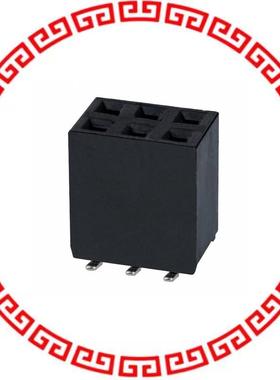 NPTC032KFMS-RC CONN FEMALE 6POS DL .1 TIN SMD