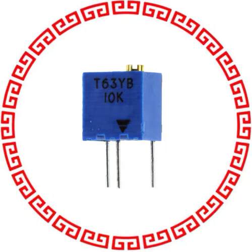 T63YB103KT20 TRIMMER 10K OHM 0.25W PC PIN TOP