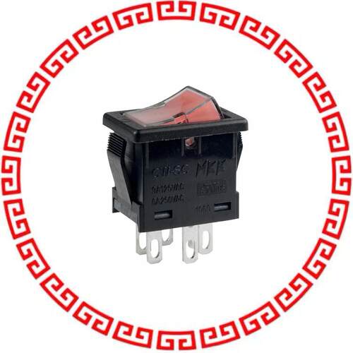 CWSC21JCACS SWITCH ROCKER DPST 9A 125V