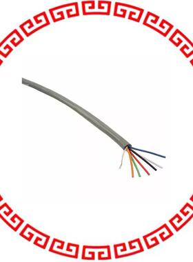 C0763A.41.10 CABLE 6COND 22AWG GRY SHLD 1000'