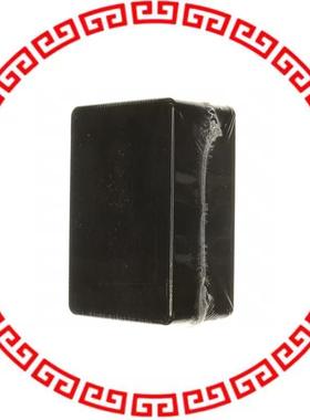 1591LSBK BOX PLASTIC BLK 3.35