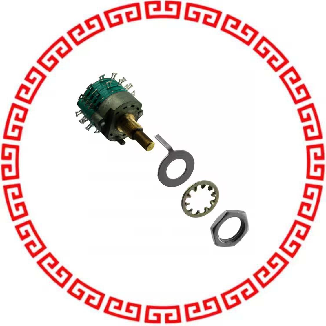 C4D0212N-A SWITCH ROTARY 2-12POS 300MA 125V