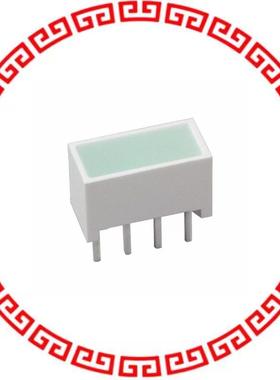 HLMP-2500 LED LT BAR 8.89X3.81MM SGL GREEN