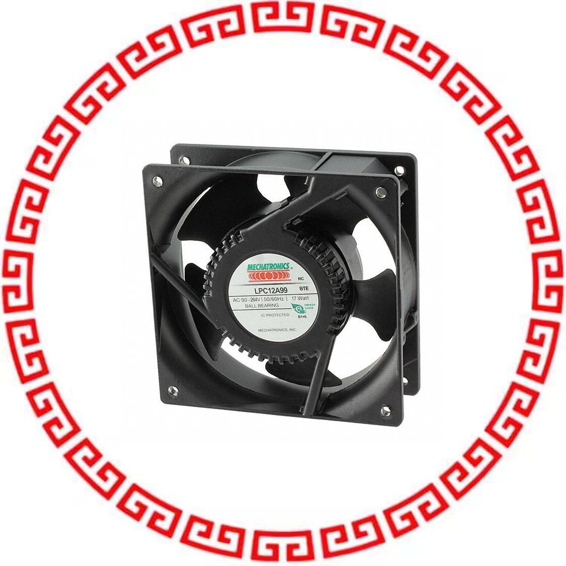 LPC12A99-BTER FAN AXIAL 120X38MM 90-264VAC EC