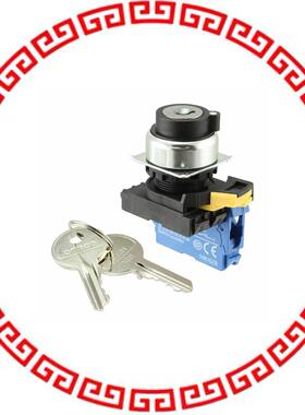 A22NK-2RL-01BA-G100 SWITCH KEYLCK 2POS SPST 10A