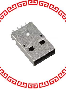 480372200 CONN PLUG USB A 4POS SMD R/A