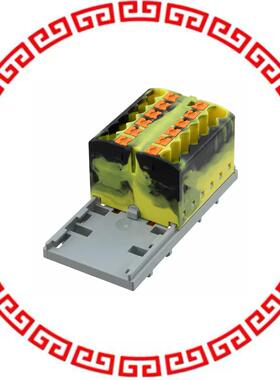 3273042 DISTRIBUTION BLOCK BLACK/YELLOW