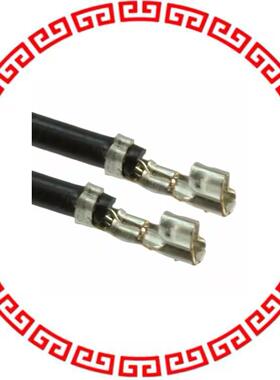ASPHSPH24K305 LEAD SKT-SKT 24AWG BLK 12