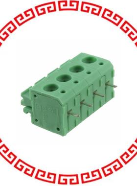 1792889 CONN TERM BLOCK 5MM 4POS GRN