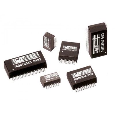 749013011A《WE-LAN 10/100 Base-T SMD 1 Port Transfrmr》