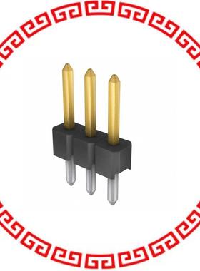 961103-6404-AR CONN HEADER VERT SGL 3POS GOLD