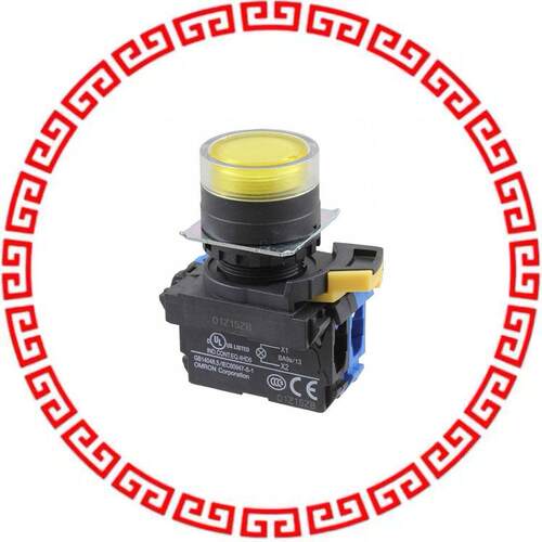 A22NL-BGA-TYA-G100-YC SWITCH PUSH SPST-NO 10A 12