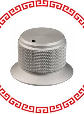 OESA-75-3-5 KNOB KNURLED W/SKRT 0.250 METAL