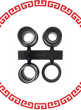 747746-1 CONN GROMMET DB9/15 BLACK