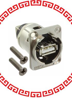 EHUSBABXPKG CONN EH USB A-B NICKEL 4-40SCREW