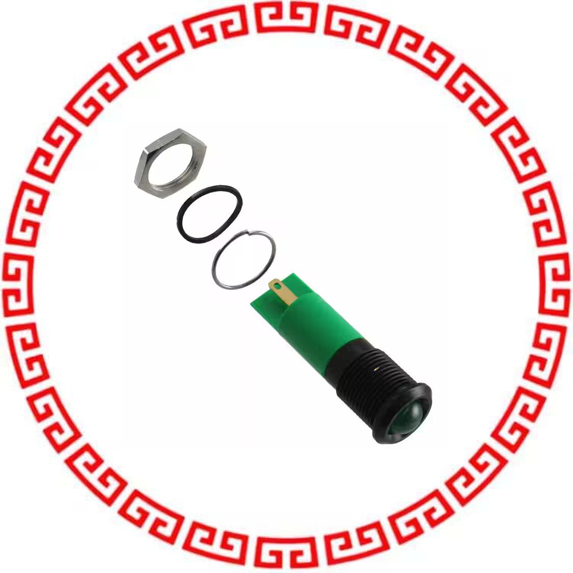 Q14P1BXXG110E INDICATOR 110V 14MM PROM GREEN