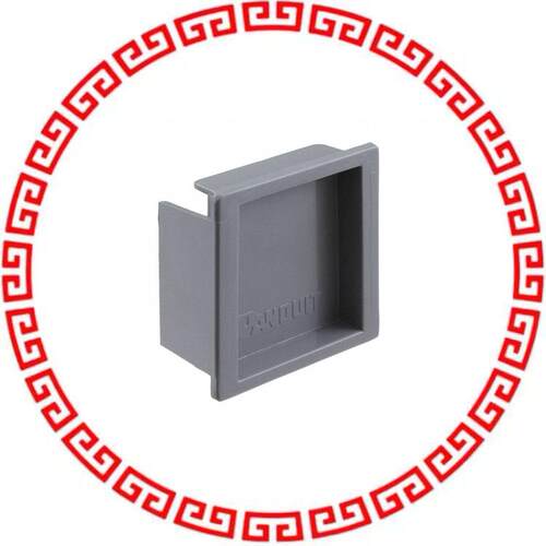 FEC2X2LG FITTING END CAP ABS LT GRAY 2X2