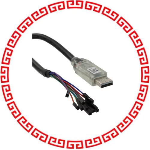C232HM-EDHSL-0 CABLE USB HS SPI/I2C/JTAG 5V .5M
