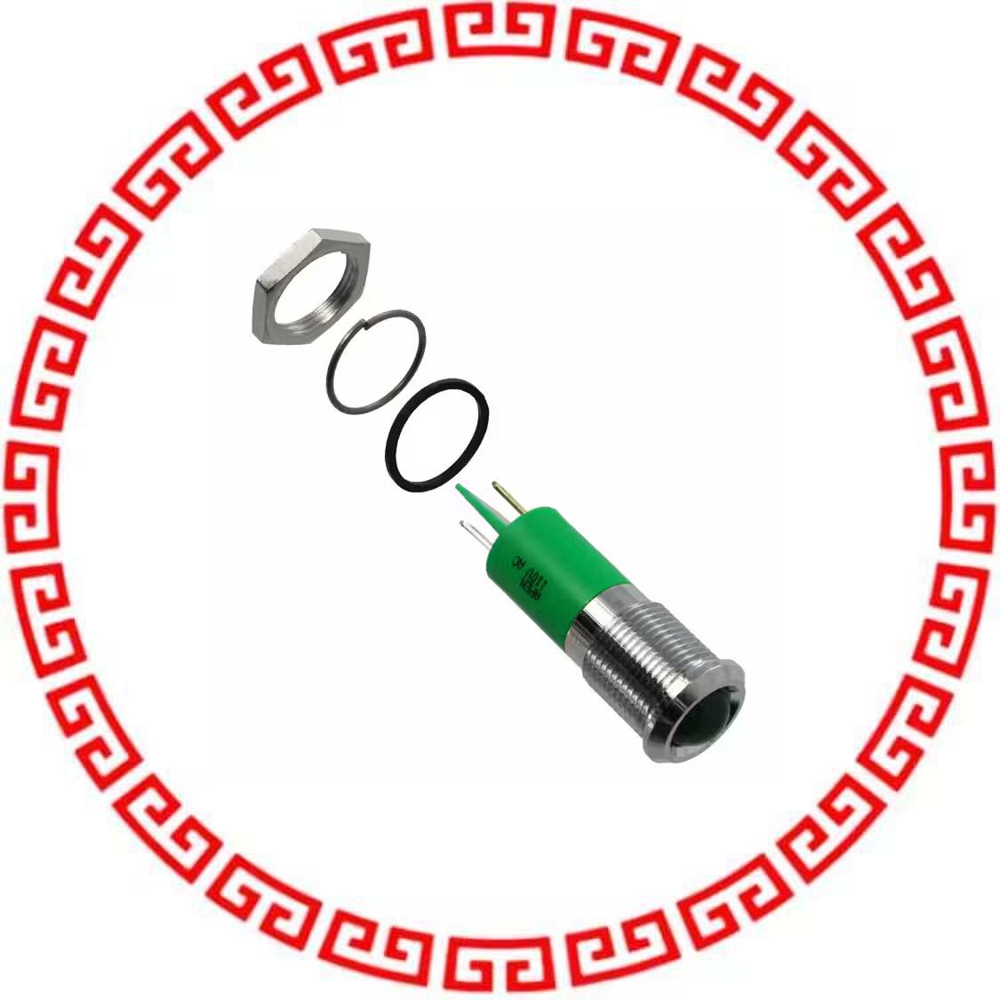Q14P1CXXG110E INDICATOR 110V 14MM PROM GREEN