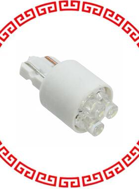 LE-0903-04W 3 LED WEDGE BASE LAMP WHT