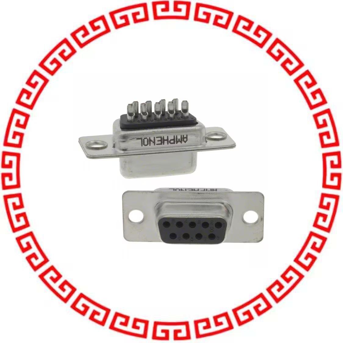 G17S0900110EU CONN DSUB RCPT 9POS STR SLDR CUP