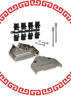 970-025-020R121 BACKSHELL DB25 METALIZED PLASTIC