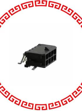 430450811 CONN HEADER 8POS RT ANG SMD GOLD