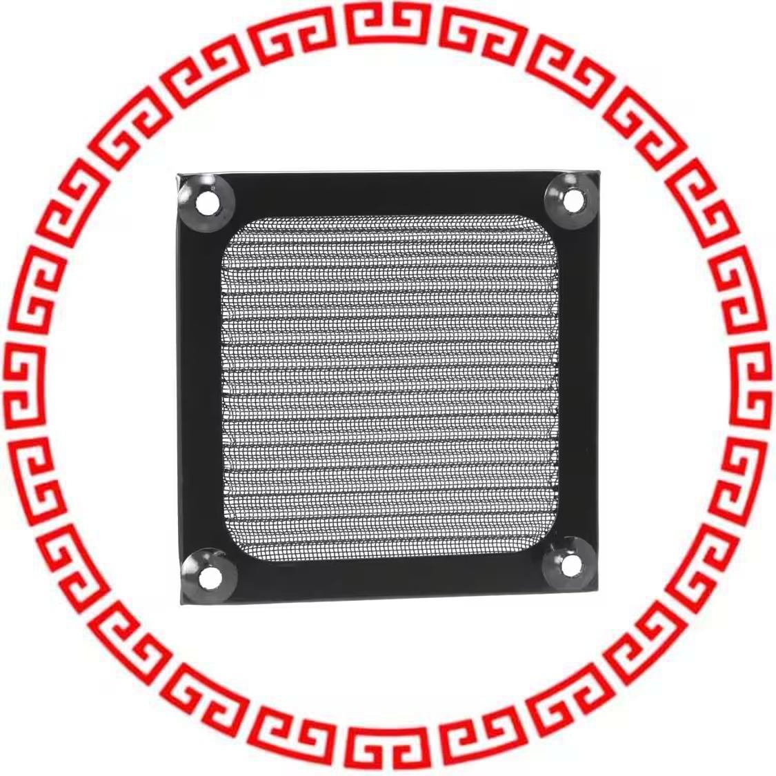 WMG80B FAN GUARD 80MM WIRE MESH BLACK