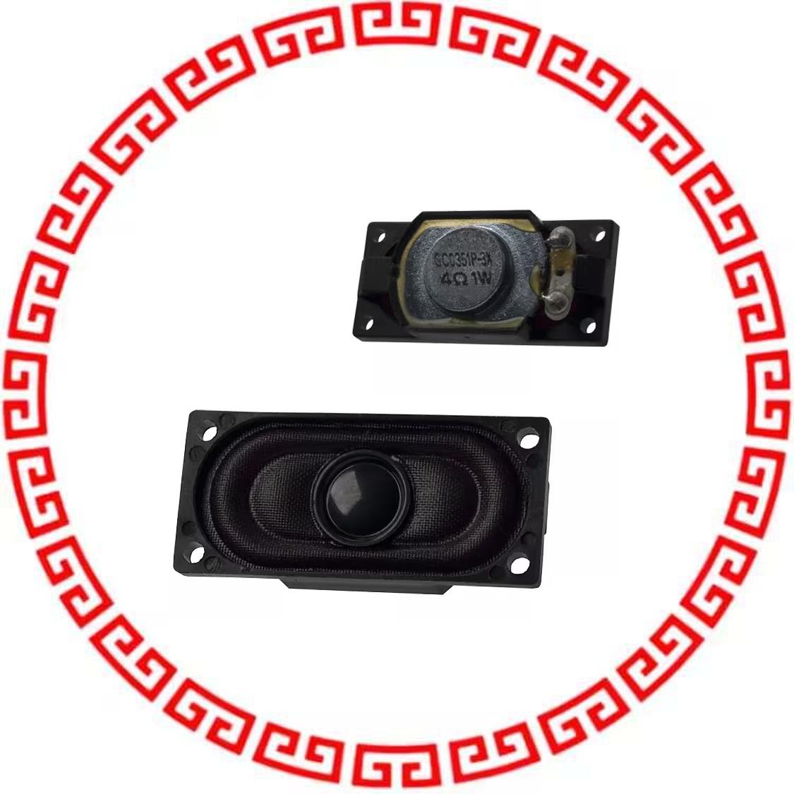 GC0351P-3 SPEAKER 4OHM 1W TOP PORT 82DB