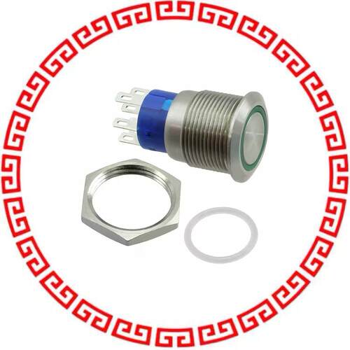 AV1920E612Q04 SWITCH PUSH DPST-NO 3A 250V