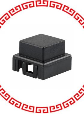 BTNK0190 CAP TACTILE SQUARE BLACK