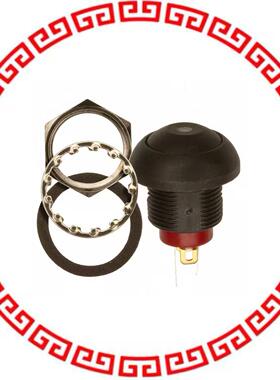 RP8100B2M1CEBLKBLKWHT SWITCH PB SPST-NO 0.125A 1