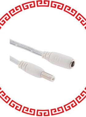 10-01248 CBL M-F 2.1MM 6' 18AWG WHT