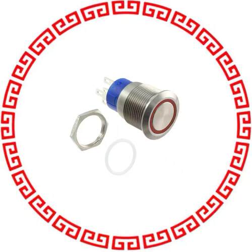 AV1910E324Q04 SWITCH PUSH SPST-NO 3A 250V