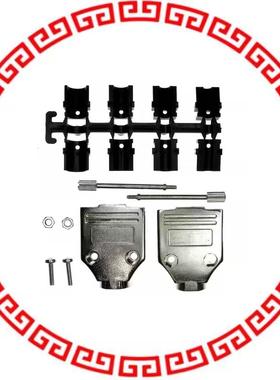 970-009-020R121 BACKSHELL DB9 METALIZED PLASTIC