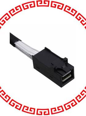 8US4-CB119-00-1.00 TWINAX HD MINISAS ST-ST W/O 1M