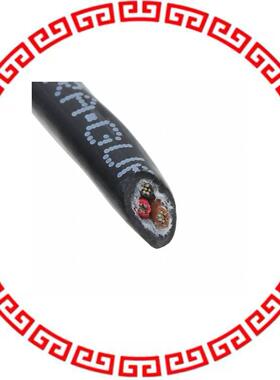 25003 BK005 CABLE 3COND 22AWG BLACK 100'