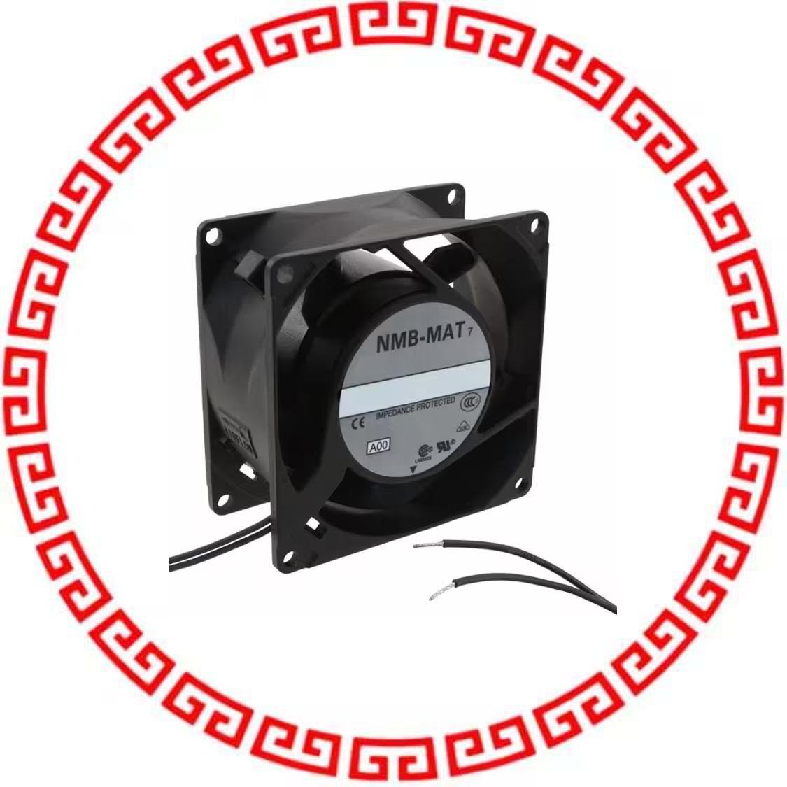 3115FS-23W-B20-A00 FAN AXIAL 80X38MM 230VAC WIRE