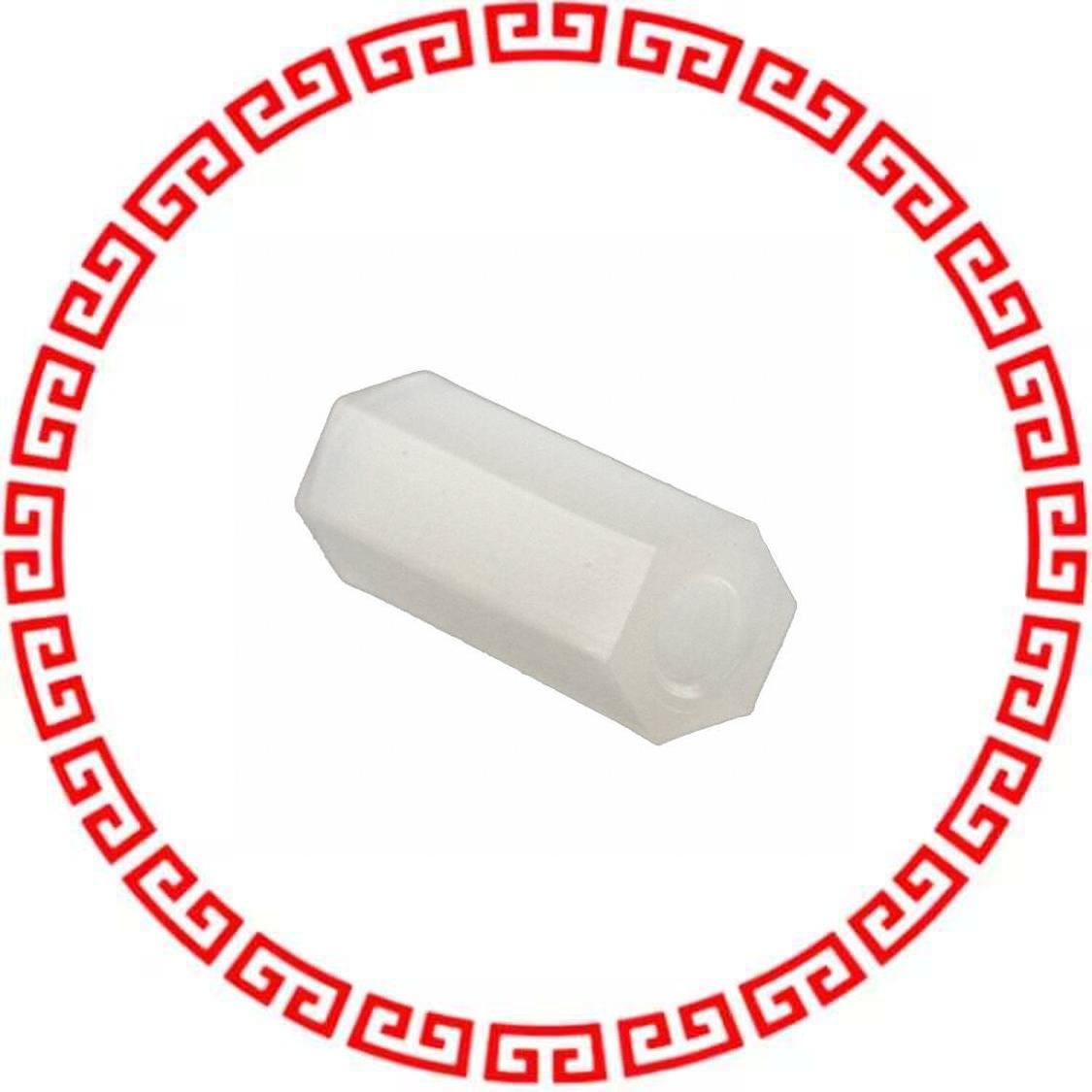 R30-1611400 HEX STANDOFF M3X0.5 NYLON 14MM