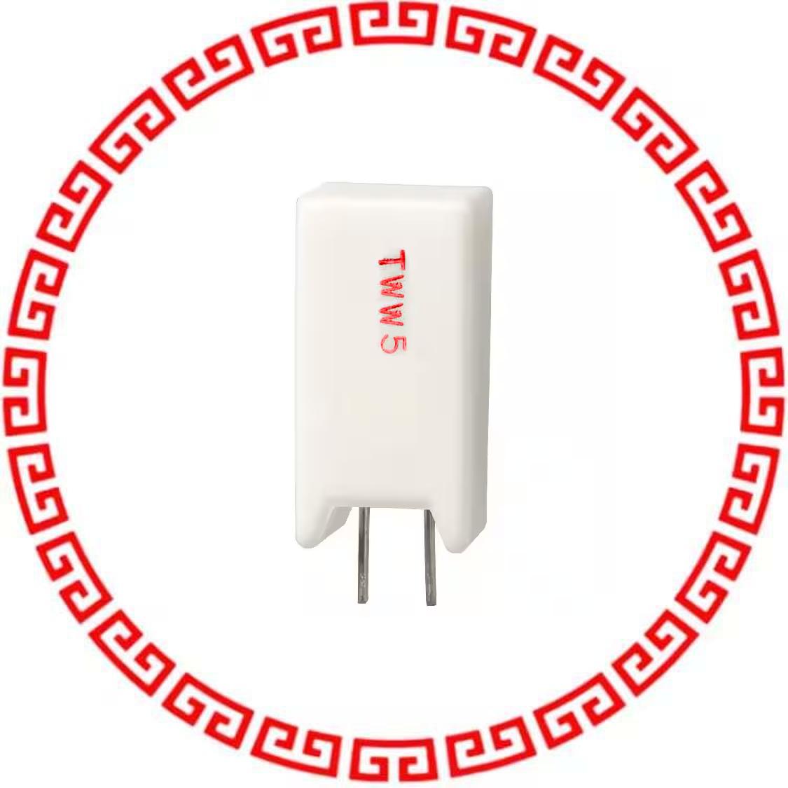 TWW5J39RE RES 39 OHM 5W 5% RADIAL