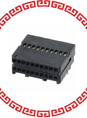 103911-2 CONN RECEPT .050 20POS R/A T/H