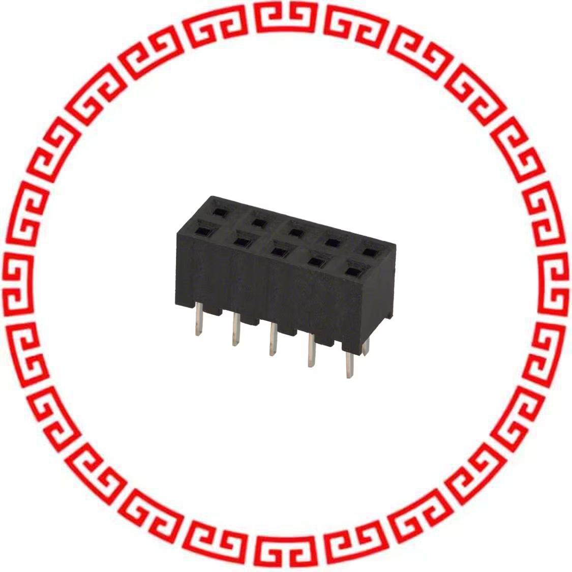 A3C-10DA-2DSA(71) CONN RECEPT 10POS 2MM GOLD DIP