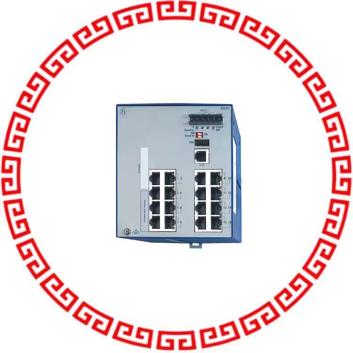 RS20-1600T1T1SDAUHHXX.X.XX NETWORK SWITCH-UNMANAGED 16 PORT