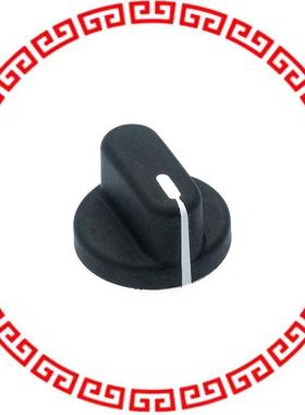 1505-A KNOB SMOOTH 0.253 PLASTIC