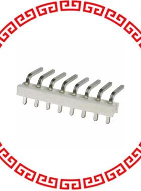 640385-8 CONN HEADER RTANG 8POS .156 TIN