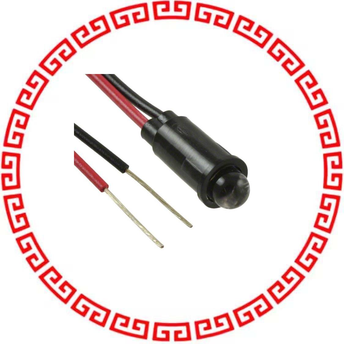 5595501007F LED PMI SNAP-IN 635NM RED .250