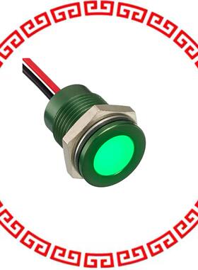 Q14F5AGXXHG220E INDICATOR 220V 14MM FLUSH GREEN