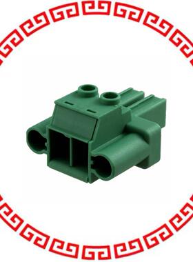 1777833 TERM BLOCK PLUG 2POS STR 7.62MM