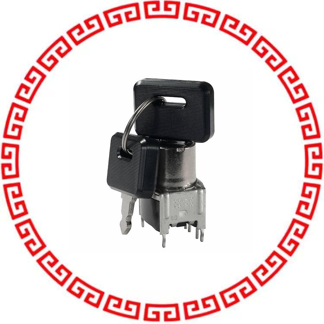 SK14EG13 SWITCH KEYLK 3POS SP3T 0.4VA 28V