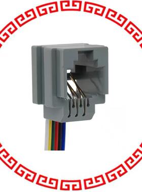 TM1RV-623K66-35S-150M CONN MOD JACK 6P6C UNSHIEL